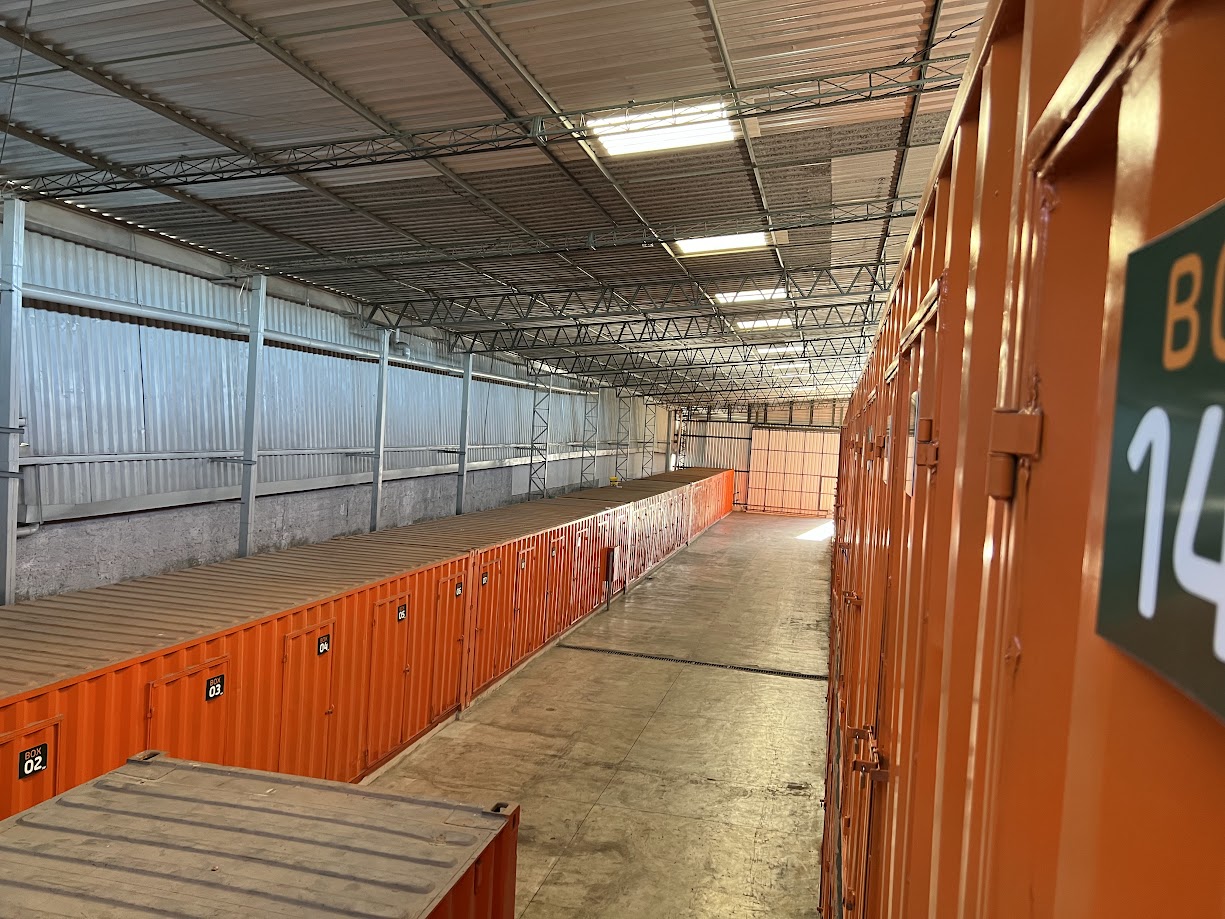 Vista superior dos corredores de boxes da Guarderia